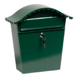 Domus Zinc-Coated Steel Mail Box Green