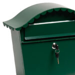 Domus Zinc-Coated Steel Mail Box Green - Image 2