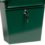 Domus Zinc-Coated Steel Mail Box Green - Image 4