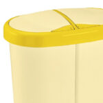 Meliconi 25L Waste Separation Bin Light Yellow - Image 2