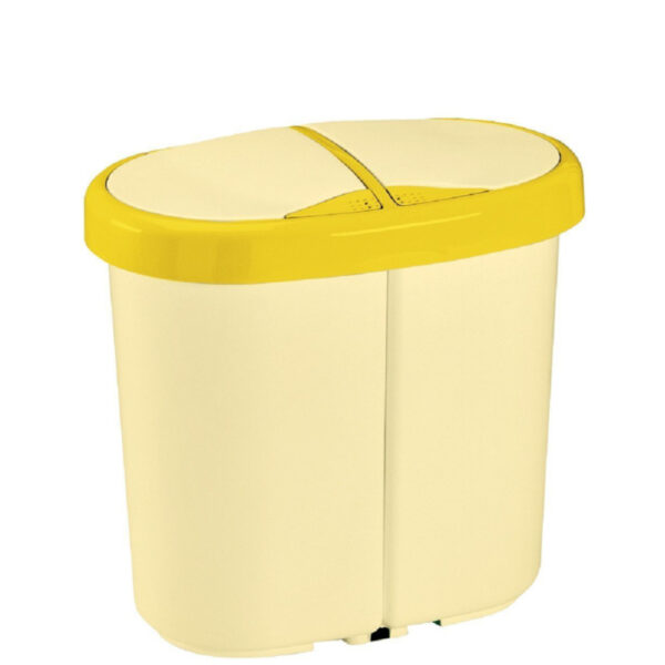 Meliconi 25L Waste Separation Bin Light Yellow