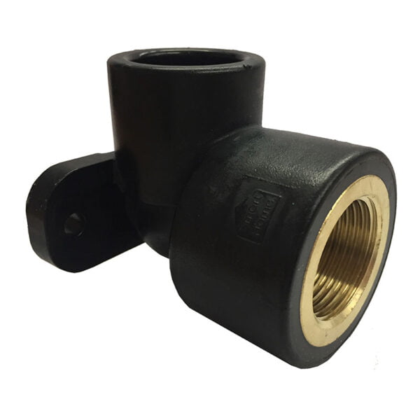 Wall Plate Black 20mm x 1/2 inch