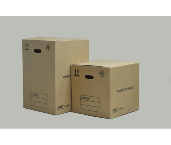 BROWN CARTON ARCHIVE PACKING CARRY BOX 600 X 600 X 600MM