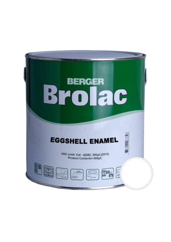 EGGSHELL BRILLANT WHITE 500ml [8 Tins/ctn] EGBW500