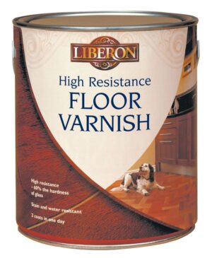 LIBERON HIGH RESISTANCE FLOOR VARNISH CLEAR SATIN 2.5LT Art. 024553