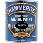 HAMMERITE SMOOTH SILVER FINISH 750ml HSSI750