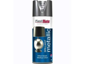 PLASTI-KOTE P.161 BRILLIANT  Metallic SILVER COLOR SPRAY PAINT