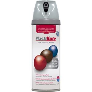 PLASTI-KOTE P.21101 T&S GLOSS MEDIUM GREY SPRAY PAINT