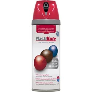 PLASTI-KOTE P.21107 T&S GLOSS BRIGHT RED SPRAY PAINT