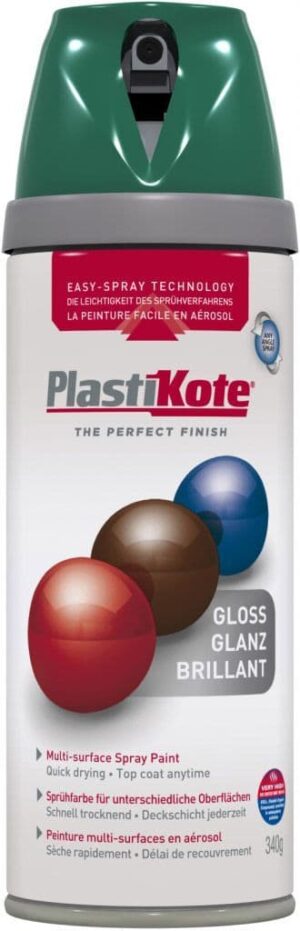 PLASTI-KOTE P.21109 T&S GLOSS LAWN GREEN SPRAY PAINT