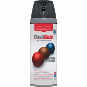 PLASTI-KOTE P.22100 T&S SATIN BLACK SPRAY PAINT