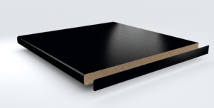 Metre GETAFORM EDGING BLACK A1 CERA GLUED 44mm (25m/Roll)