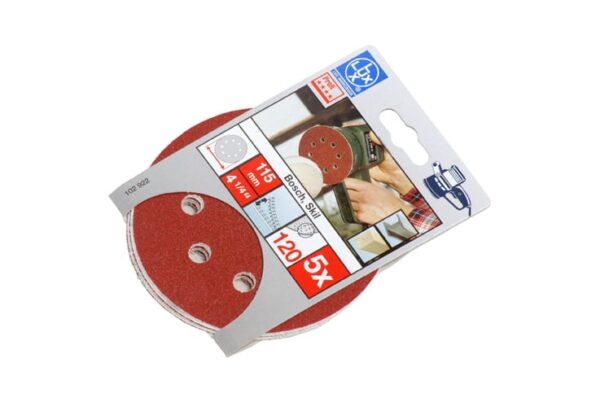 5 ADH.DISC PERF 115mm K120 LUX 102922
