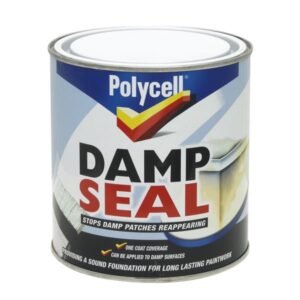 POLYCELL ONE COAT DAMP SEAL INTERIOR MATT WHITE FINISH 500ml ART: 5093042