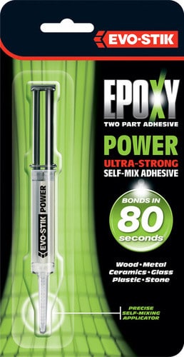 *EVO-STIK EPOXY POWER ULTRA STRONG ADH 3g SYRINGE 30813390/30613707