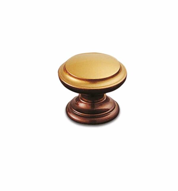 KNOB 30mm METAL W/BASE BRONZE 900 ESTAMP 8462