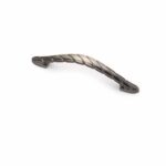 *SPIRAL HANDLE 128mm COUNTRY COLLECTION BRUSHED TIN  825 ESTAMP 7561