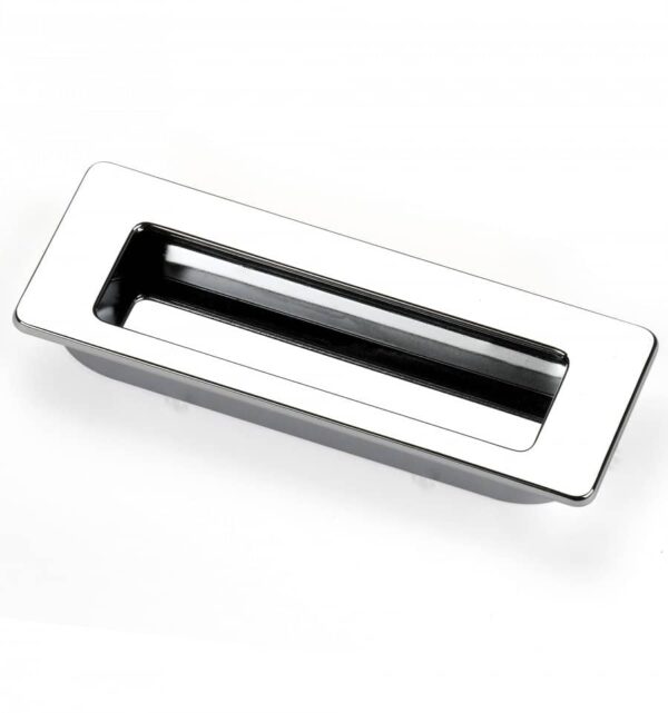 SLIDING DOOR HANDLE 113mm INLAY BRIGHT CHROME 400 ESTAMP 3702