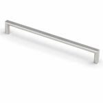 METAL BASIC HANDLE 192mm BRUSHED NICKEL 038 ESTAMP 6763