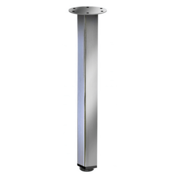 BREAKFAST SQUARE TABLE LEG CHROME 60X60X870mm ART: F15054