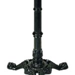 CAST IRON ANTIQUE 3 LEGGED BLACK HEAVY BASE TT108 HK (for 80cm Dia)