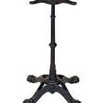 CAST IRON ANTIQUE 4 LEGGED BLACK BASE TT107 HK (for 80cm dia / 80cm sq.)