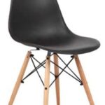 DINING PVC CHAIR GREY W/BEECH LEGS ART: ZS-108