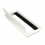 SISO CABLE DESK FITTING FORRO ALUM W/BUMPER + FELT 256X100X23.5mm ART.25.20.349 - Image 2