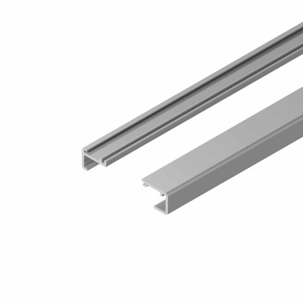 SQUARE RAIL FOR MENAGE WALL RACKS 1200mm CHROME ART: 33170214