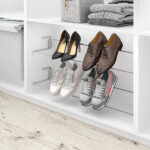 SHOE RACK EXTENDABLE CHROME {62-96cm} ART: 39097014