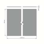 METER ANTHRACTITE ANTI- SLIDING MAT (10m X 500mm per roll) ART: 32803307 - Image 3