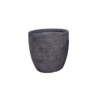 *MEDIUM ANTIQUE GREY FIBERCLAY HONG PLANTERS ART: 9001041