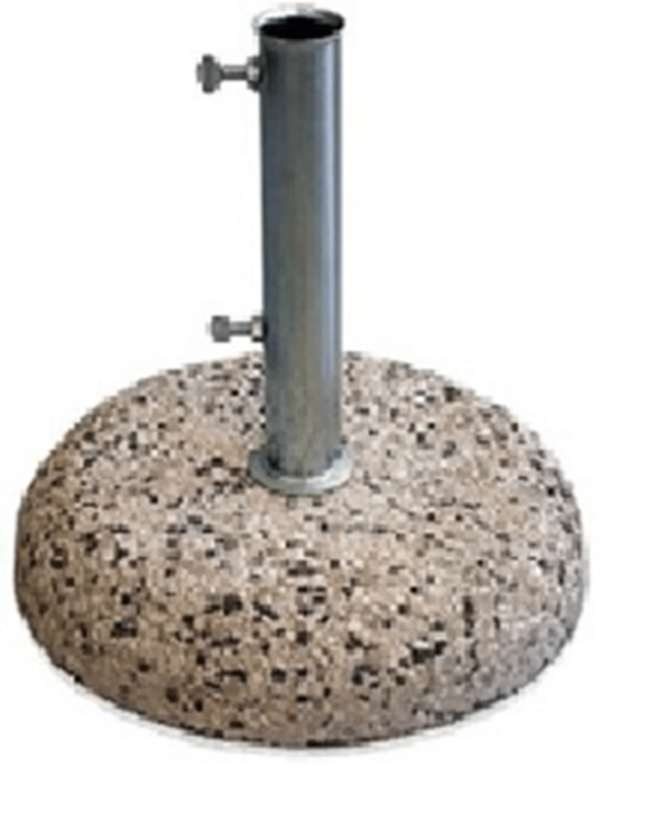 COMPLETE CONCRETE PEBBLE BASE 25kg- 45cm Dia