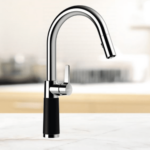 SCHOCK WATER MIXER SC-520 BLACK WITH EXTRACTABLE SHOWER SPOUT Art. 555120PUR