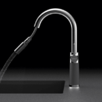 SCHOCK WATER MIXER SC-520 BLACK WITH EXTRACTABLE SHOWER SPOUT Art. 555120PUR - Image 2