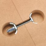 SISO WORKTOP CONNECTING BOLT STEEL ZINC PLATED 35MM M6 X 150MM 11.04.430-1 - Image 2
