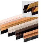 DRAUGHT EXCLUDER BRUSH JOLLYFLEX TRANSPARENT 1mt