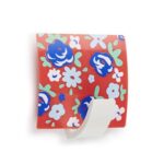 DECORATED ADHESIVE ‘RED FLOWERED’ HOOK INOFIX Art 2310-F – {Blister -1Pc} - Image 2