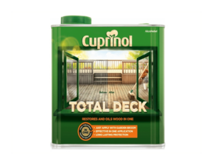 CUPRINOL TOTAL DECK (2 IN 1: RESTORES & OILS WOOD) CLEAR