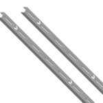 WALL UPRIGHT SINGLE SLOTTED PAIR ELEMENT SYSTEM 10000 GREY