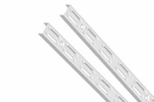 WALL UPRIGHT DOUBLE SLOTTED PAIR ELEMENT SYSTEM 10001 WHITE