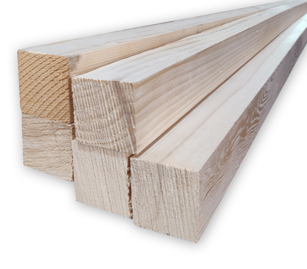 PC 3″ X 3″ (75 X 75mm) X 4MT WHITEWOOD AFTER PLANING