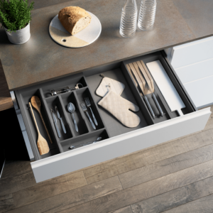 MODULAR CUTLERY TRAY ANTHRACITE