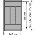 MODULAR CUTLERY TRAY ANTHRACITE - Image 2