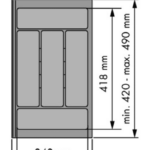MODULAR CUTLERY TRAY ANTHRACITE - Image 3