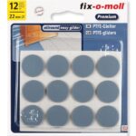 Fix-O-Moll Easy Gliders Self Adhesivedh 22mm Pack of 12