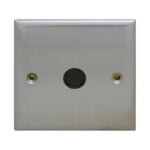 Flex Outlet 20Amp Brushed Stainless Steel