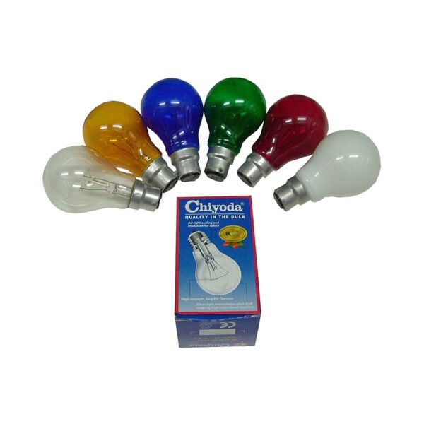 GLS Lamp B22 15W Red Transparent