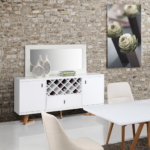Sideboard with Wine Rack