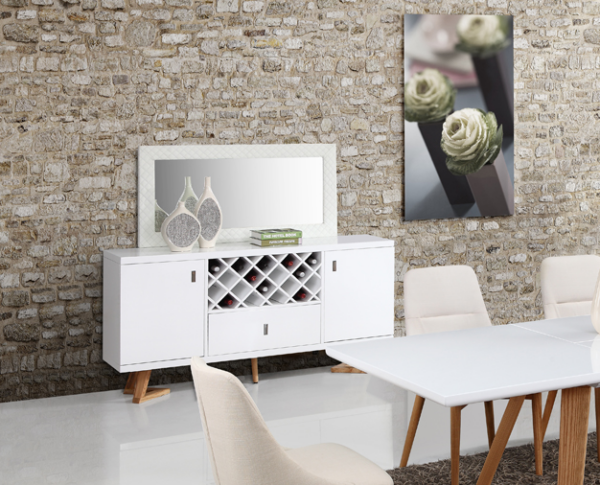 Sideboard with Wine Rack